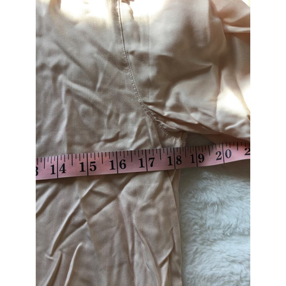 Uniqlo Pink Rayon Long-Sleeve Shirt Dress - Picture 14 of 16